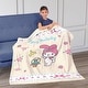 preview thumbnail 9 of 17, Sanrio Hello Kitty and Friends Silk Touch Sherpa Throw Blanket