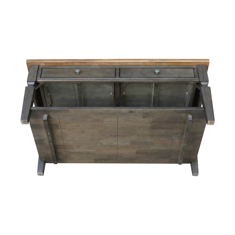 Vista Solid Wood Coffee Table - 48"W x 28"D x 20"H