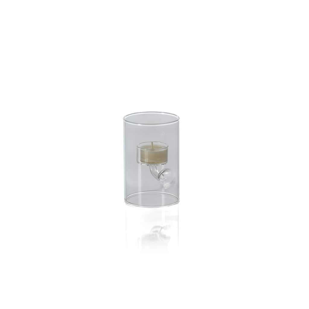 Kelly 4-Piece Set Glass Tealight Holder/Hurricane