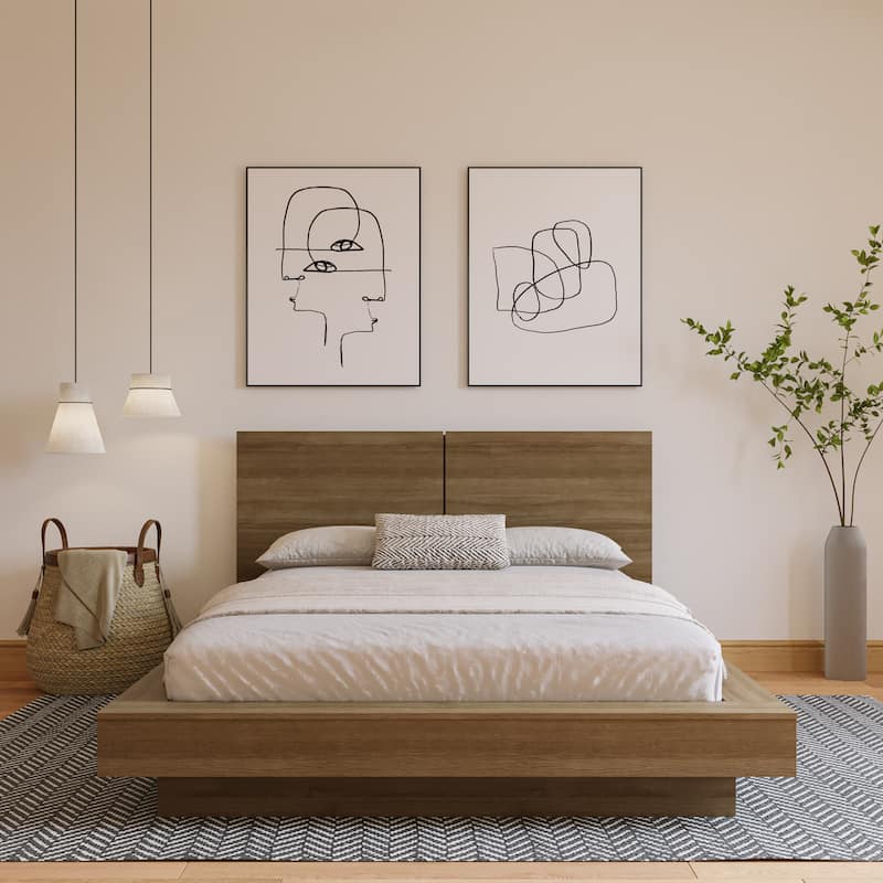 Napa Platform Bed with Headboard