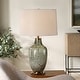 preview thumbnail 2 of 5, Uttermost Chianti Olive Glass Table Lamp - 27.5" H X 16" W X 16" D