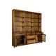 preview thumbnail 1 of 7, Furniture Classics Pine Cane DeWitt Display Storage Cabinet