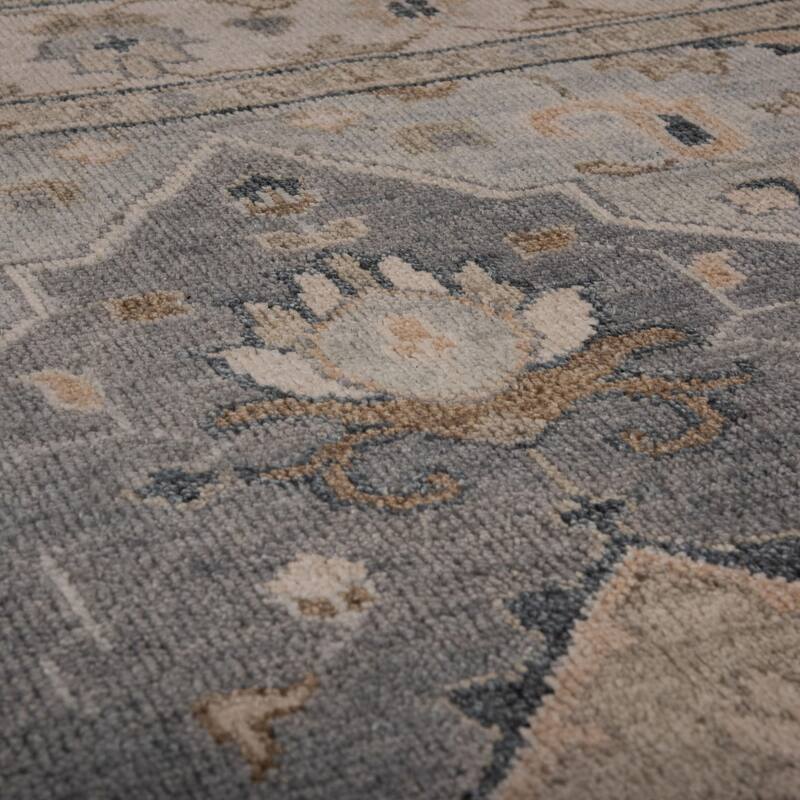 Alora Decor Lush Medallion Hand Knotted Wool Area Rug