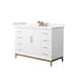 Option White, Bronze Trim, Giotto Quartz Top