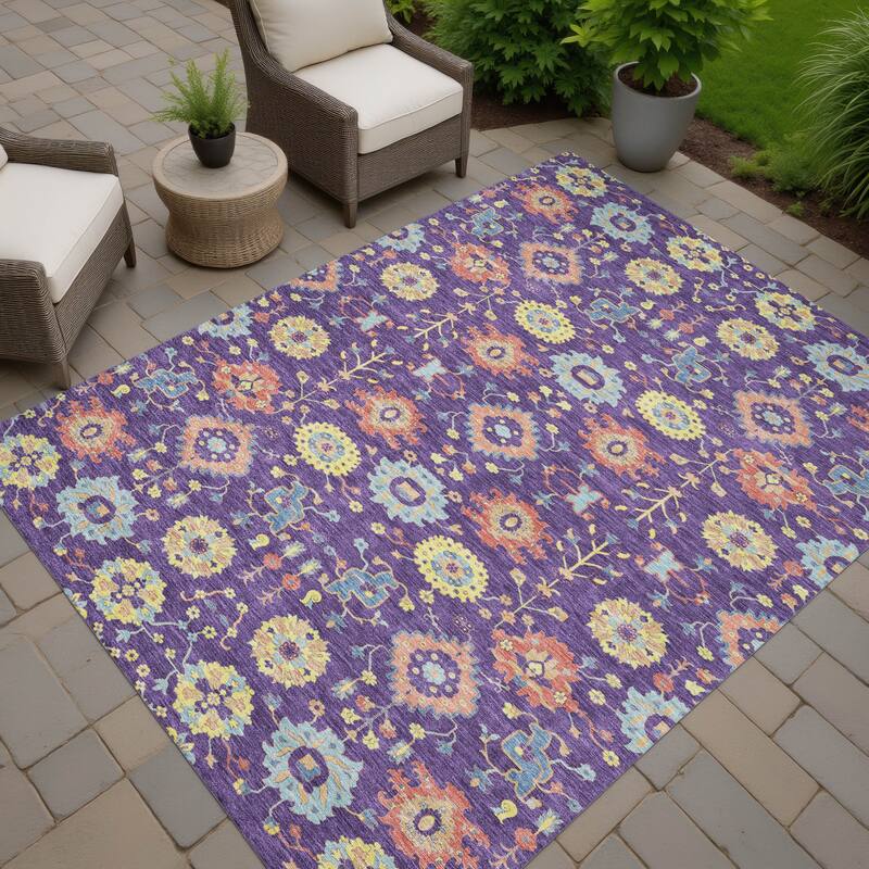 Machine Washable Indoor/ Outdoor Global Durango Chantille Rug