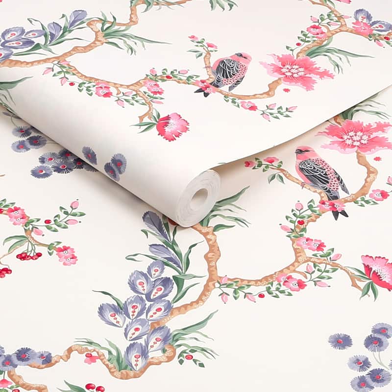 Cath Kidston Birds & Berries Spring Wallpaper