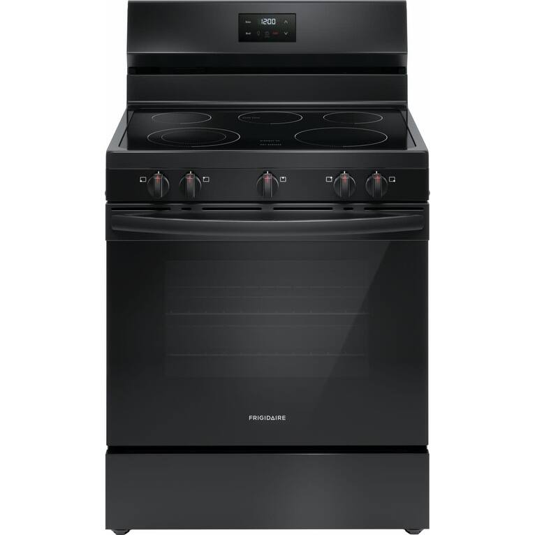 Frigidaire FCRE3052B 30" Wide 5.3 Cu. Ft. Free Standing Electric Range - Black