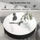 preview thumbnail 13 of 17, 31.5'' Modern Round Lift-Top Coffee Table Set with Storage & 3 Ottomans