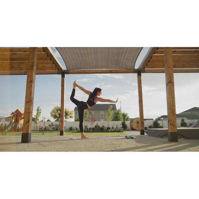 Pergola Kit, Steel Brackets, Bjorn Woodworks, Modular Sizing