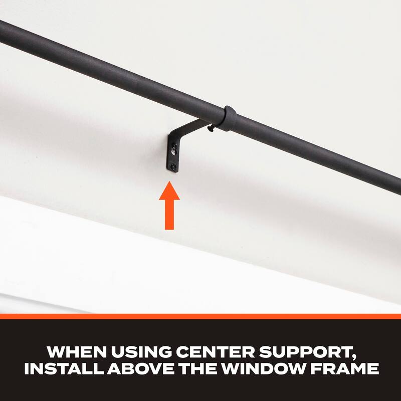 Sun Zero Bronn Industrial 3/4" Room Darkening Curtain Rod