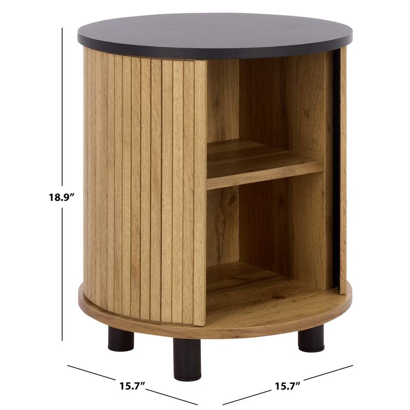 SAFAVIEH Home Etka 2-Shelf Nightstand