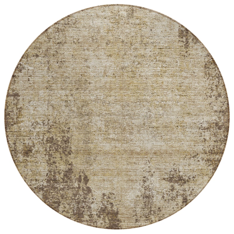 HomeRoots Abstract Transitional Rectangle Outdoor Rug