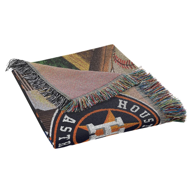 MLB Woven Tapestry Throw Blanket