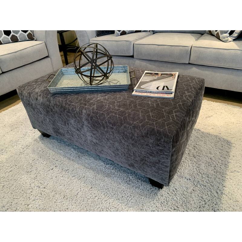 Camero Fabric Cocktail Ottoman