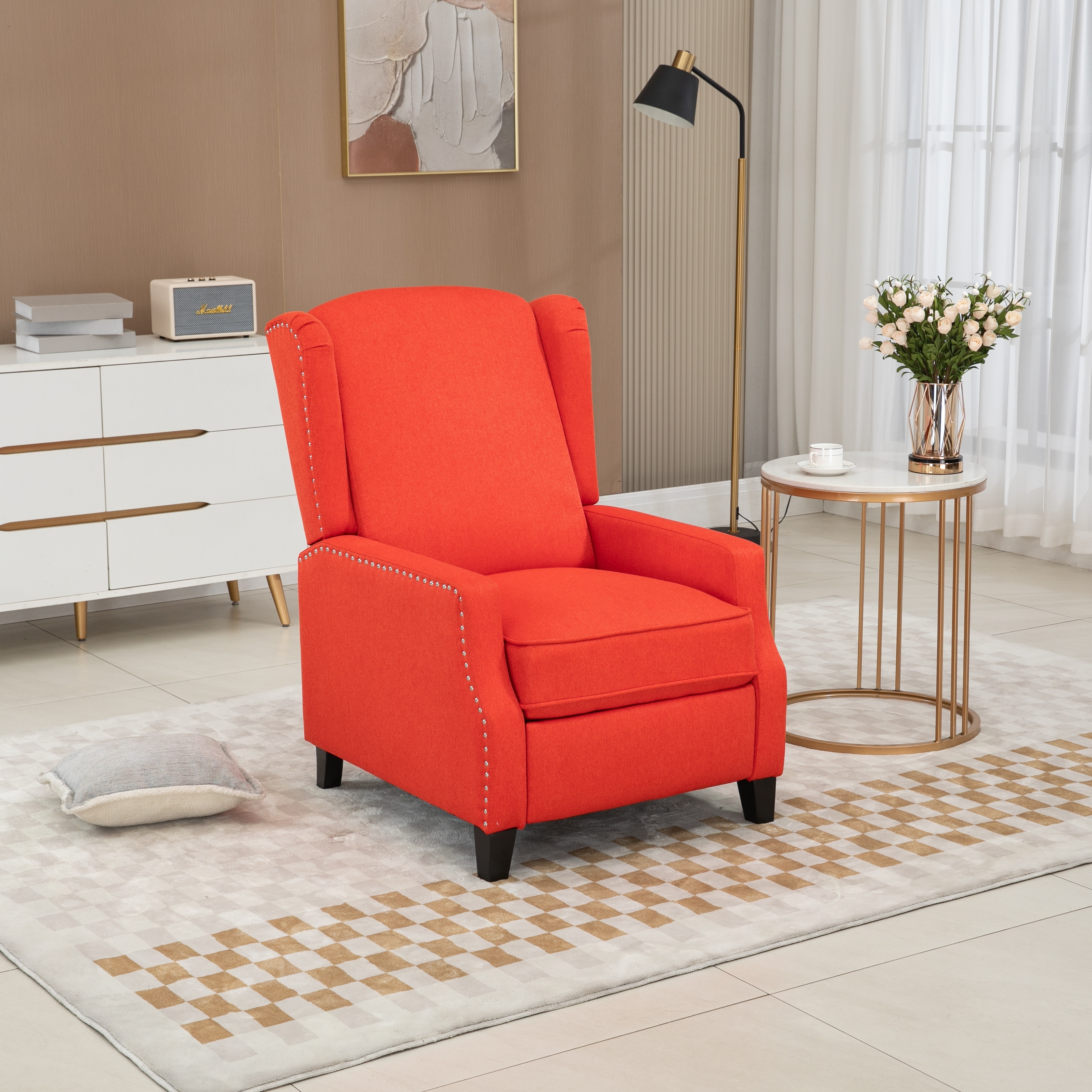 Red cheap sleeper chair