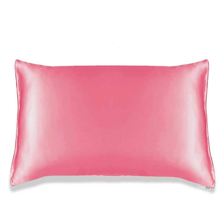 MYK Silk 19 Momme Natural Mulberry Silk Pillowcase - Rose Pink - King