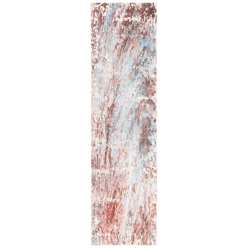 SAFAVIEH Vintage Persian Kristjana Modern Abstract Rug - 2'2" x 8' Runner - Blue/Brown
