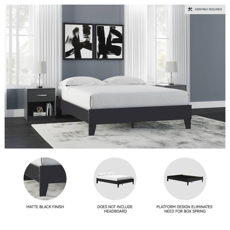Signature Design by Ashley Flannia Platform Bed