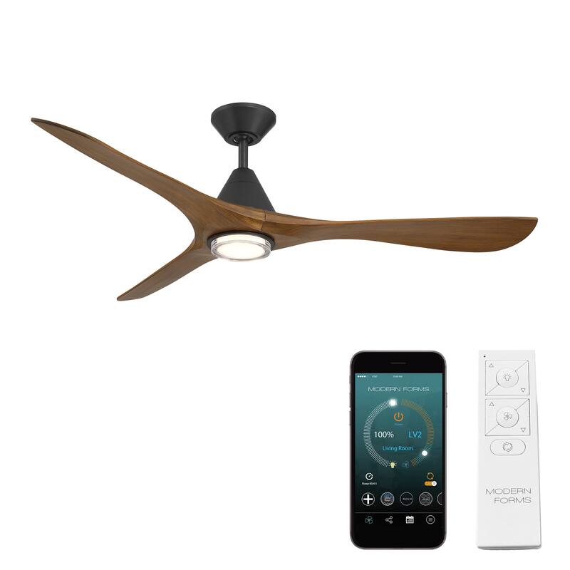 Carve Indoor or Outdoor 3-Blade 60in Smart Ceiling Fan