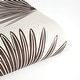 preview thumbnail 2 of 1, Temapper Stamped Palm Peel and Stick Wallpaper Powder Blue/Off-White