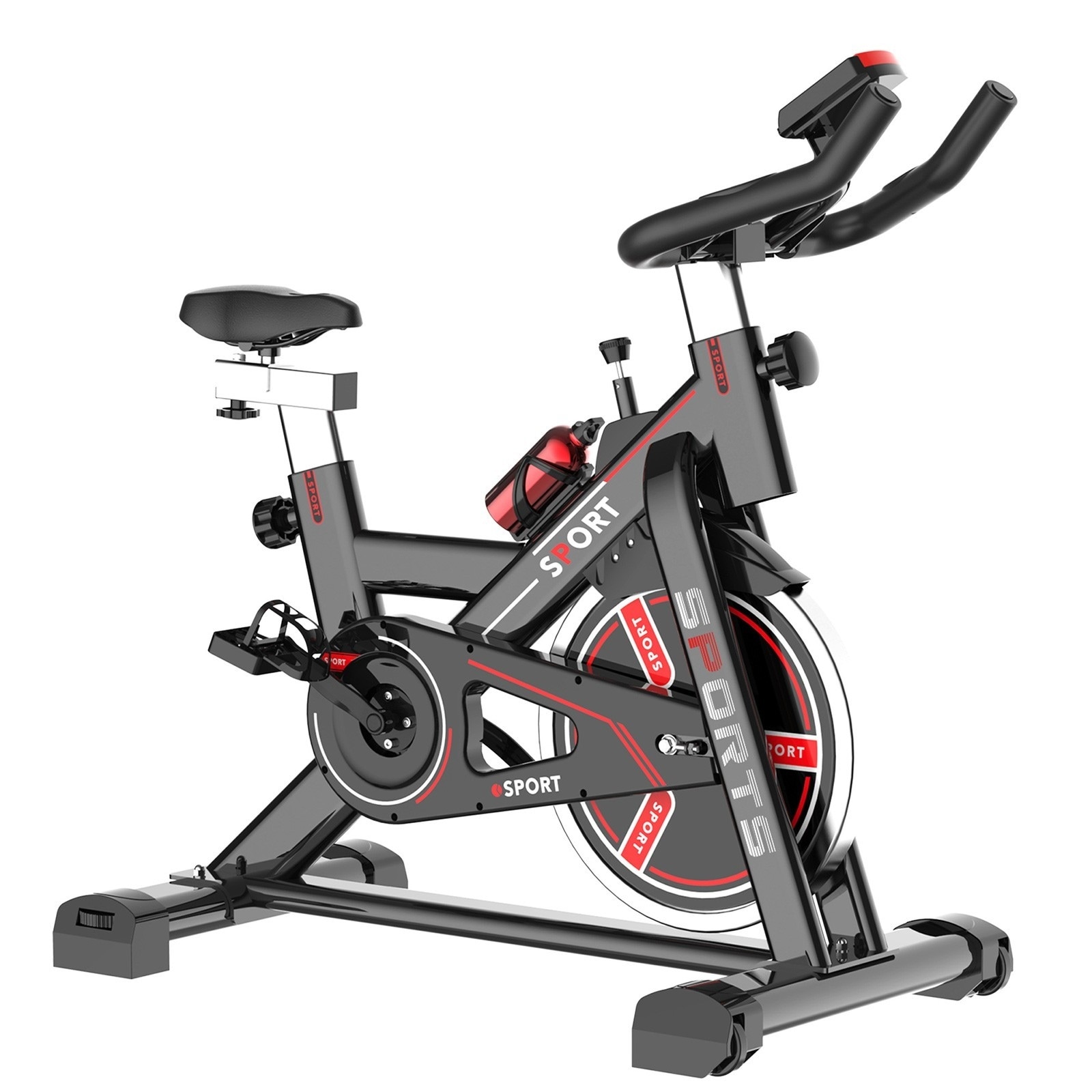 Vigbody exercise bike indoor cycling bicycle stationary bikes cardio workout machine upright bike belt drive home gym outlet
