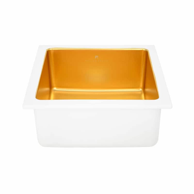 Reveler Fireclay Undermount Bar Sink - 15.75" x 15.75" x 7.5"