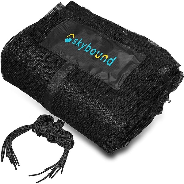 slide 2 of 5, SkyBound Trampoline Net - 14ft Frame 6 Poles for Top Ring - Net Only - 14"