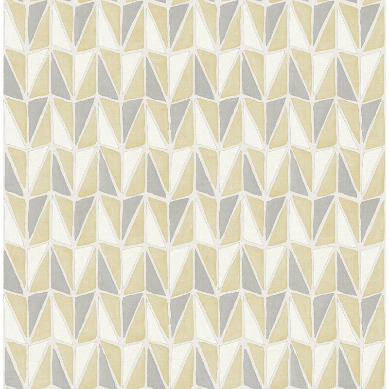 Scott Living Falkirk Yellow Peel and Stick Wallpaper