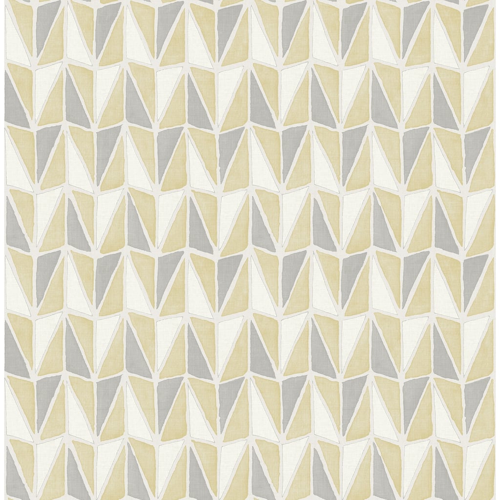Scott Living Falkirk Yellow Peel and Stick Wallpaper