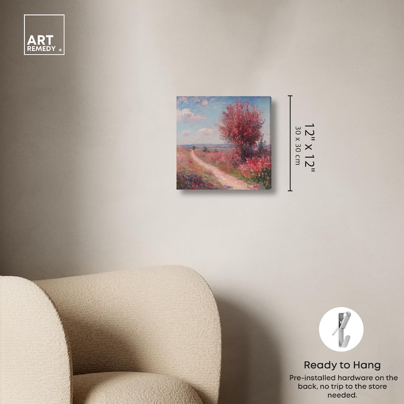 Pourville Breeze Canvas by Art Remedy, Gallery Wrapped