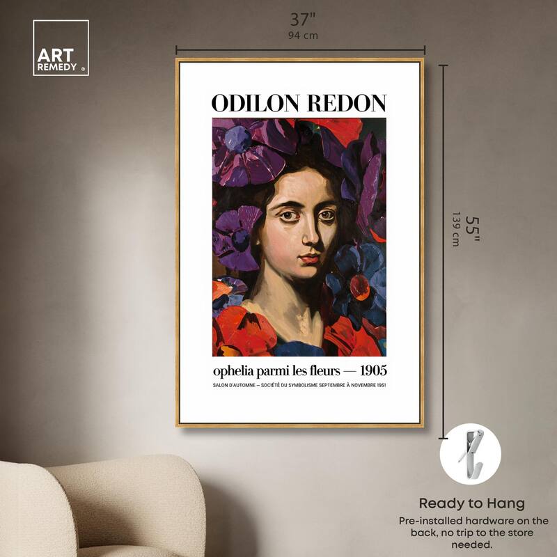 Vision of Ophelia Canvas by Art Remedy