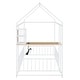 preview thumbnail 11 of 14, Metal Twin Size Bed House Bed with Desk,Smart Storage and USB Ports,Kids Bed Design
