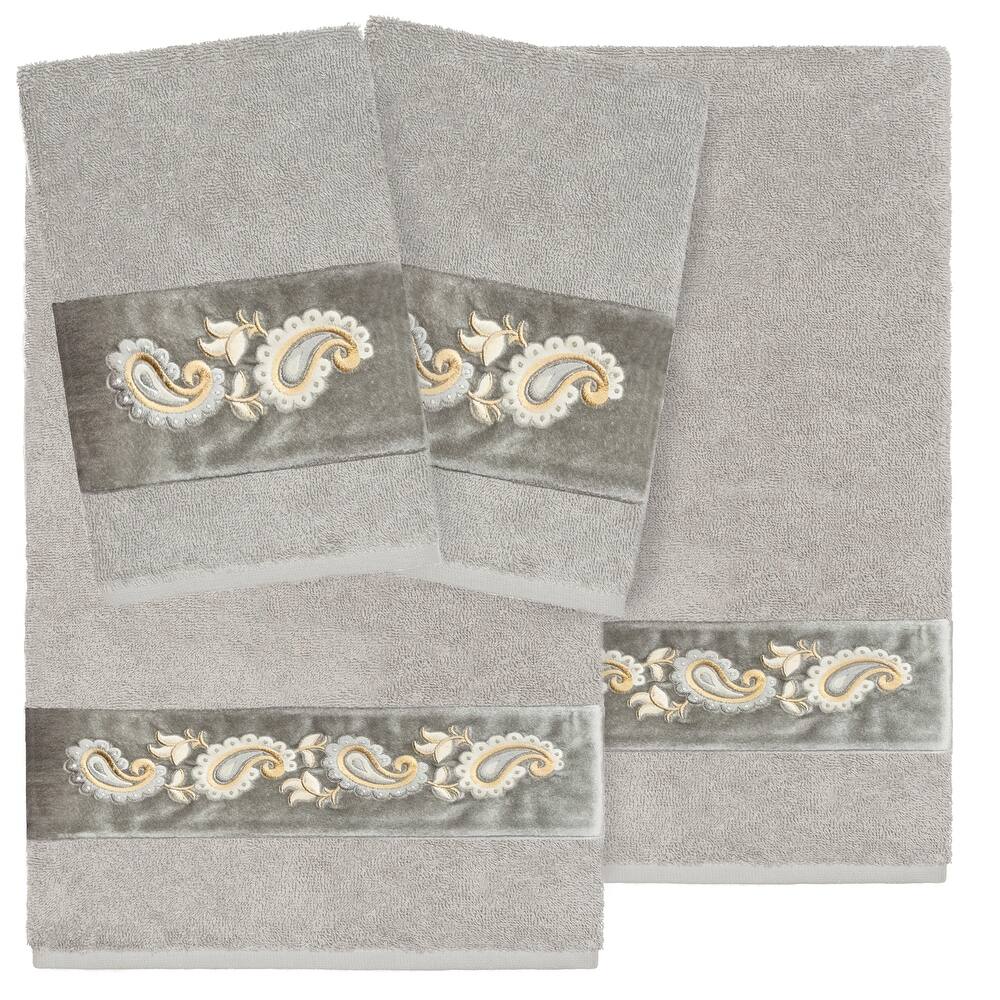 Authentic Hotel and Spa Turkish Cotton Mackenzie 4PC Towel Set