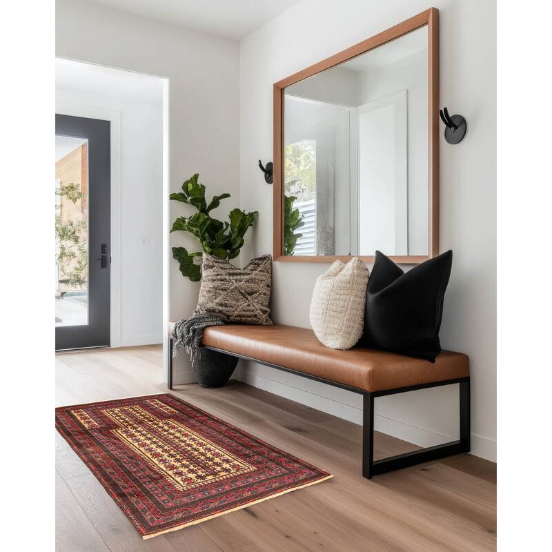 ECARPETGALLERY Hand-knotted Teimani Tan Wool Rug - 2'8 x 4'7