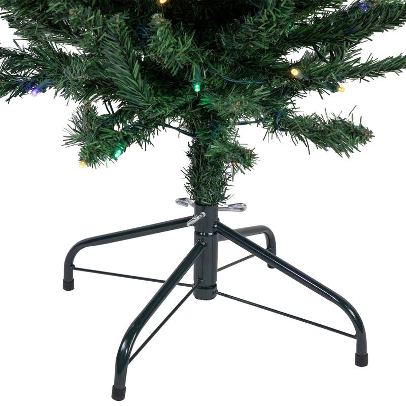 6' LED Pencil Northern Balsam Fir Artificial Tree Multi Lights - 6 Foot