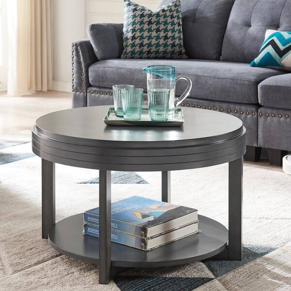 Shop Round Condo Apartment Coffee Table Overstock 9657847