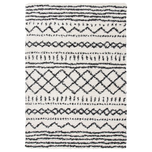 SAFAVIEH Arizona Shag Lotta Moroccan 1.2-inch Thick Rug