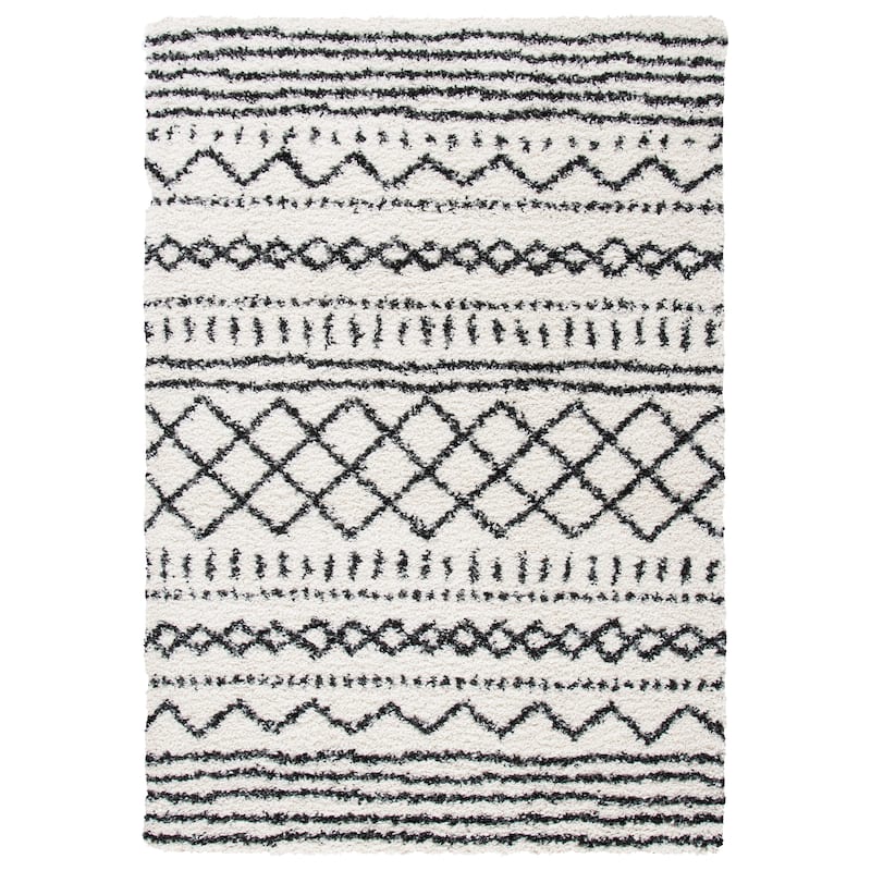 SAFAVIEH Arizona Shag Lotta Moroccan 1.2-inch Thick Rug