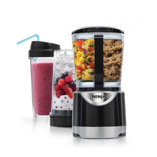 Ninja BL201 Kitchen System Pulse 550W Food Processor (Certified Refurbished) - Black
