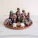 NOVICA Handmade Set of 13 Ceramic 'Totonicapan' Nativity Scene (Guatemala)