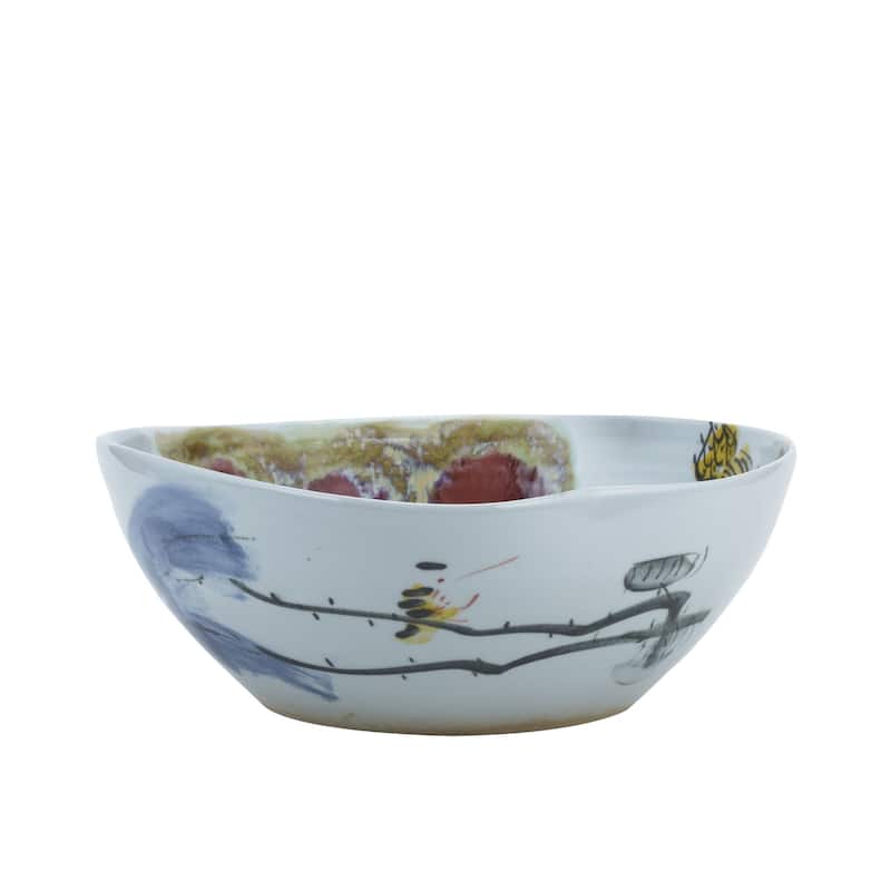 Swirl Bowl Oxblood Lotus Small