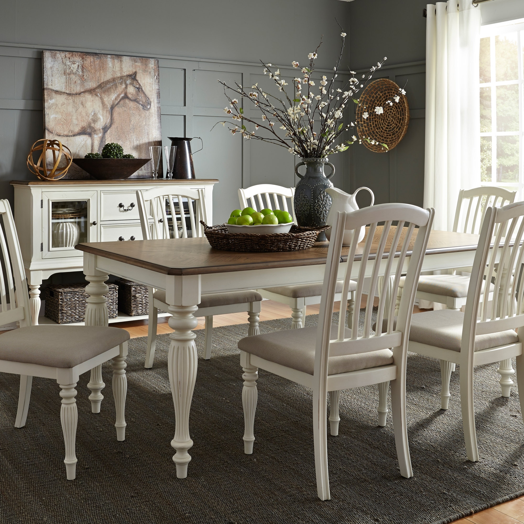 The gray barn dining room set clearance