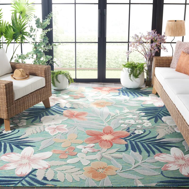SAFAVIEH Cabana Indoor/ Outdoor Waterproof Transitional Rug