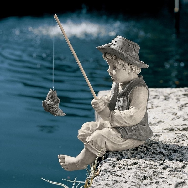 Frederic The Little Fisherman Statue. Opens flyout.