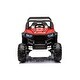 preview thumbnail 3 of 25, 12V 4WD Ride-On Car with Leather Seat, One-Button Start, High-Low Speed, Music & Power Display - Premium Ride