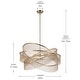 preview thumbnail 16 of 14, Kichler Lighting Khaite Cascading Chain Chandelier