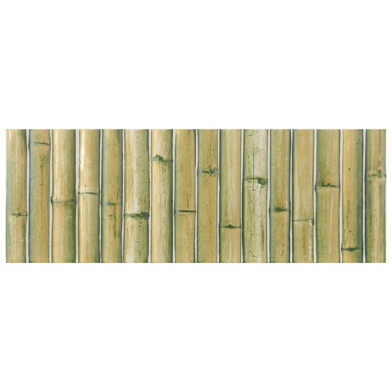 Merola Tile Bamboo Haven Matcha Green 5-7/8" x 11-7/8" Fluted Ceramic Wall Tile