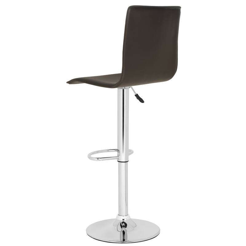 SAFAVIEH Kristi White Adjustable 23-30-inch Swivel Bar Stool - 16.1" x 19.3" x 37.8" - 17Wx19Dx44H