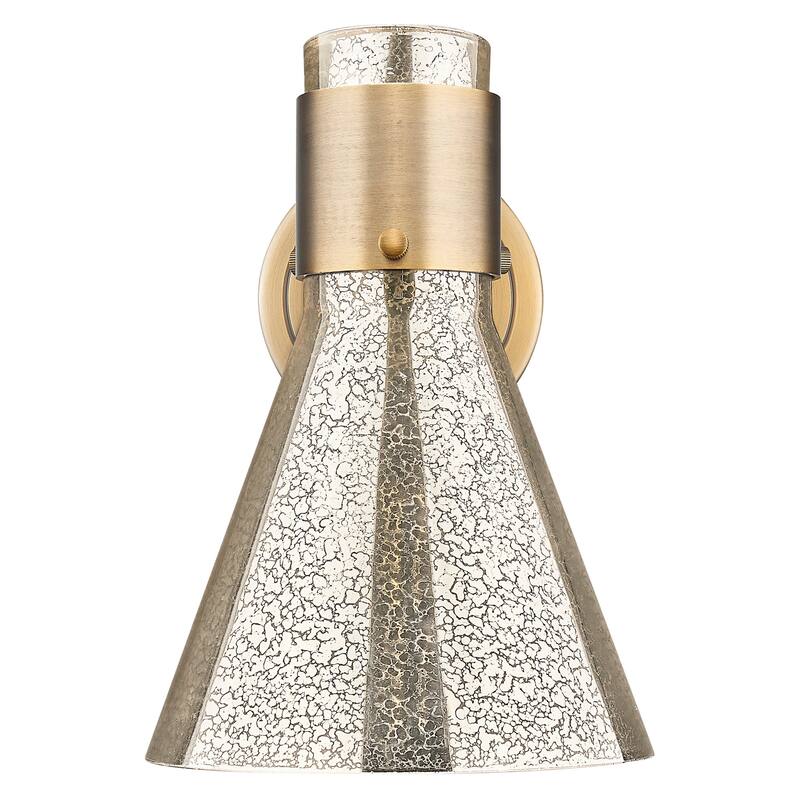 Innovations Lighting 464-1W-G464C-7ME Lawton Cone 9" Tall Bathroom