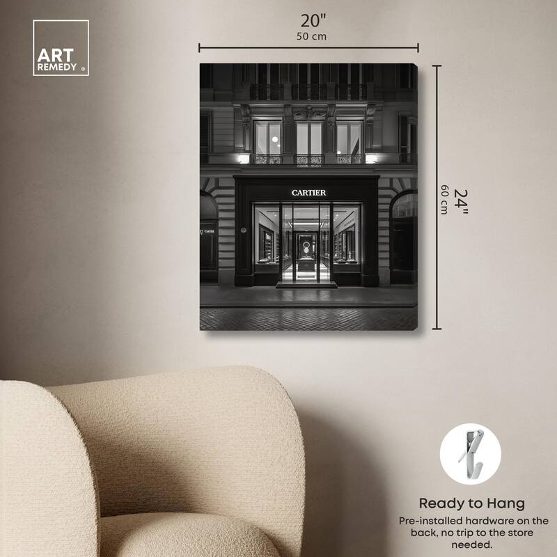 The Lux Store Canvas by Art Remedy, Gallery Wrapped